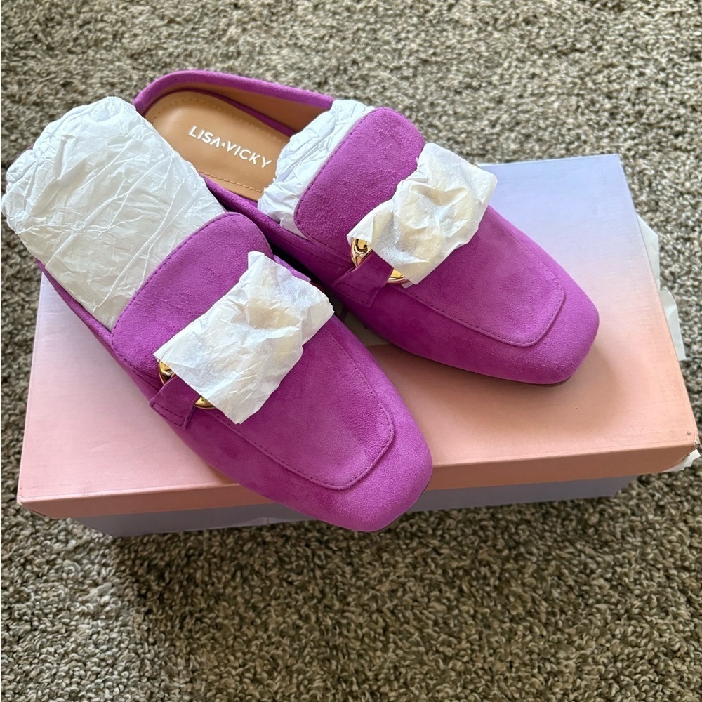 Lisa Vicky Orchid Slip on Loafers - Picture 3 of 5